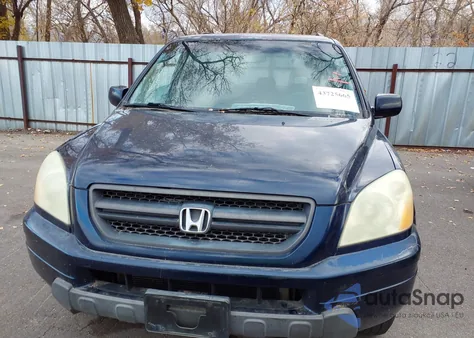 2004 Honda Pilot Ex-L from USA, damaged, VIN 2HKYF18594H529513